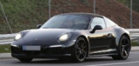 Porsche тестирует обновлённую таргу  911